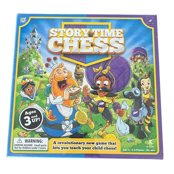 Story Time Chess 8+ Silly Stories 30+ Mini Games Read A Story/Learn Chess NEW - Picture 1 of 4